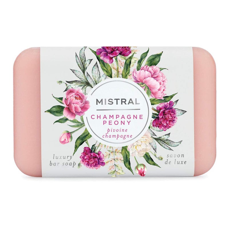 Mistral Classic Bar Soap Champagne Peony 2 Bars